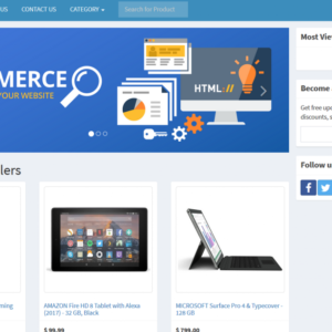 Complete E-Commerce Site in PHP/MySQLi Source Code