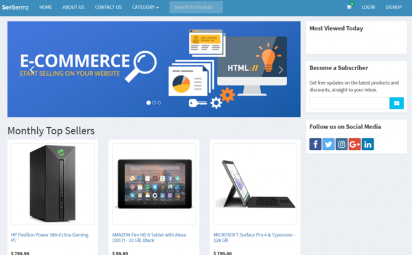 Complete E-Commerce Site in PHP/MySQLi Source Code